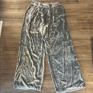 Anthropologie Maeve Anastacia Velvet Wide-Leg Pants